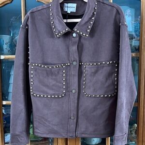 Vigoss Studded Mauve Jacket